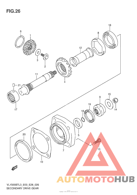 Secondary Drive Gear