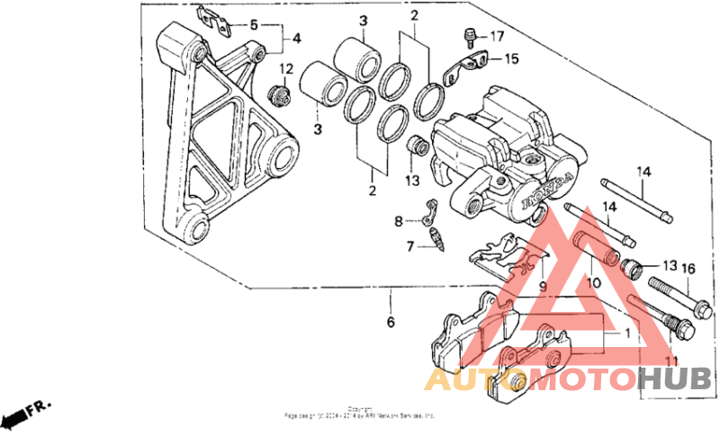 Задний суппорт