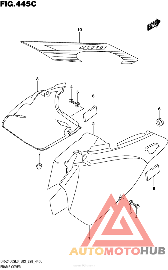 Frame Cover (Dr-Z400Sl6 E33)