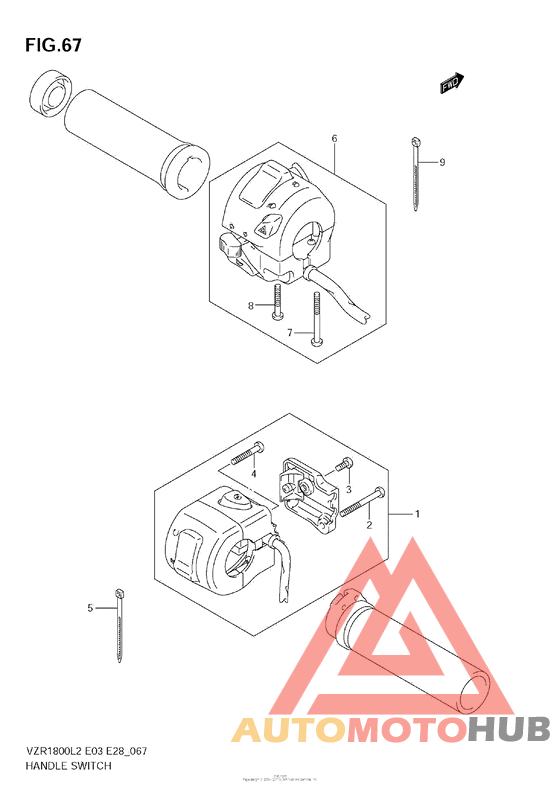 Handle Switch (Vzr1800 L2 E28)