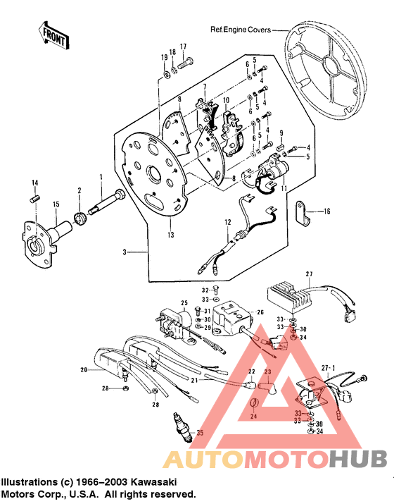 Ignition/regulator/rectifier