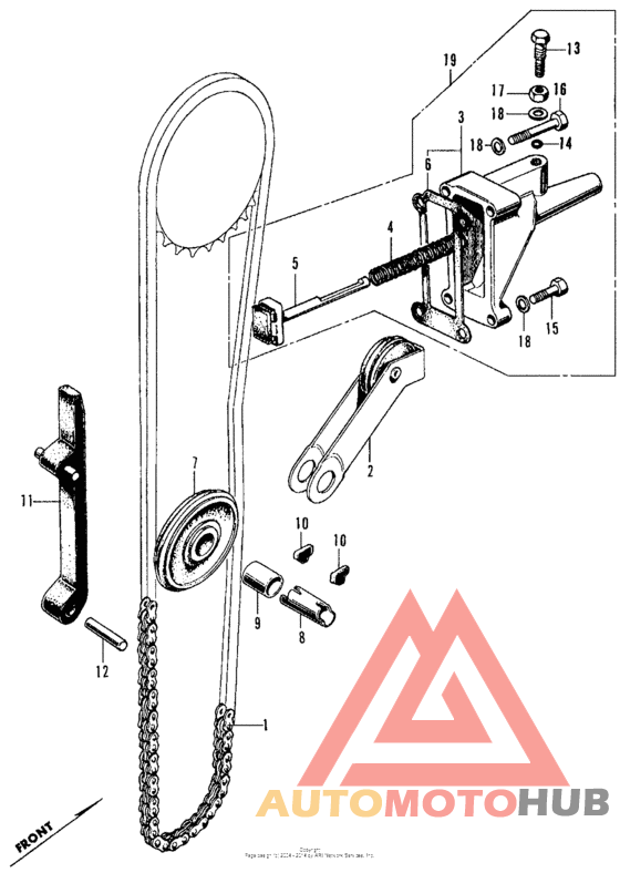 Натяжитель цепи