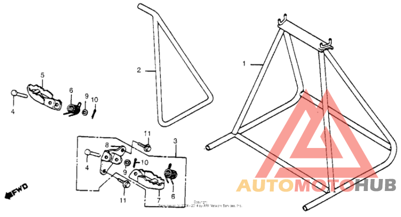 Side stand + step 81