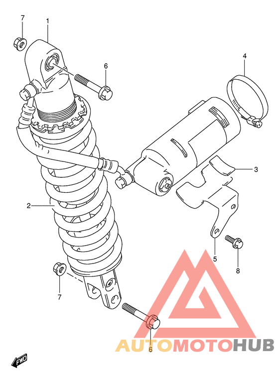 Задние амортизаторы