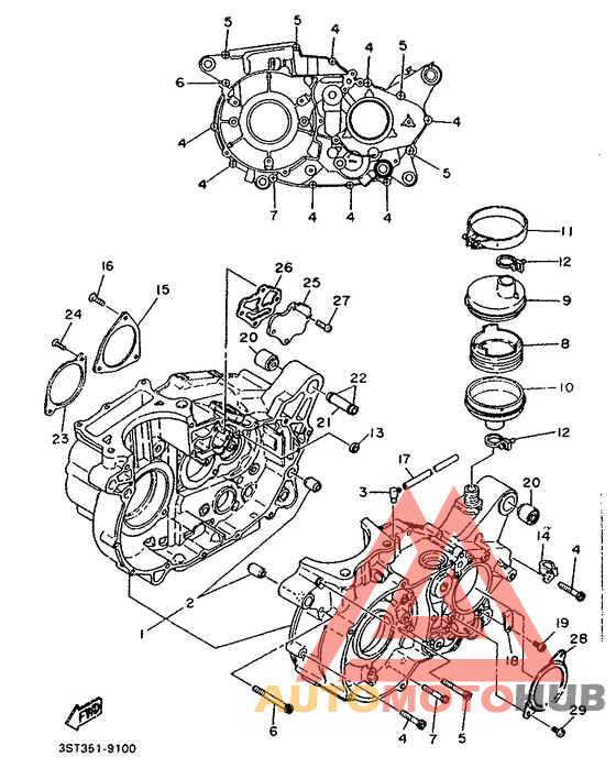 Картер двигателя