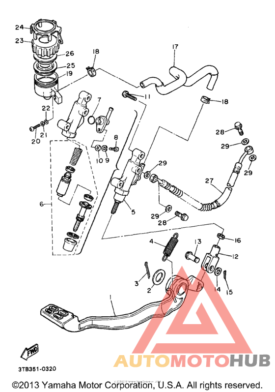 Задний торм цилиндр