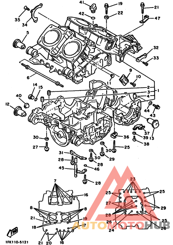 Картер двигателя