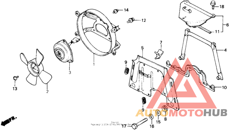 Вентилятор охлаждения