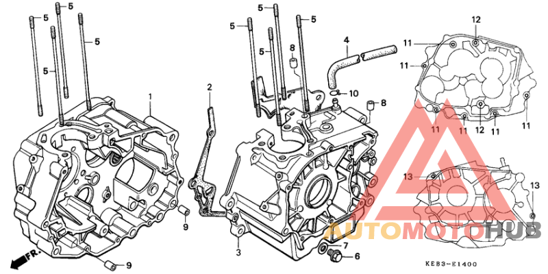 Картер двигателя