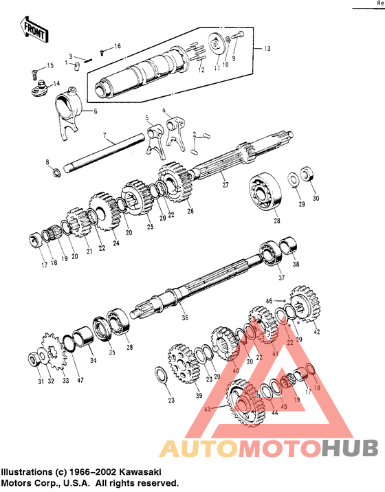 Transmission/change drum