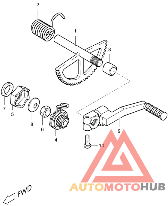 Ножной стартер