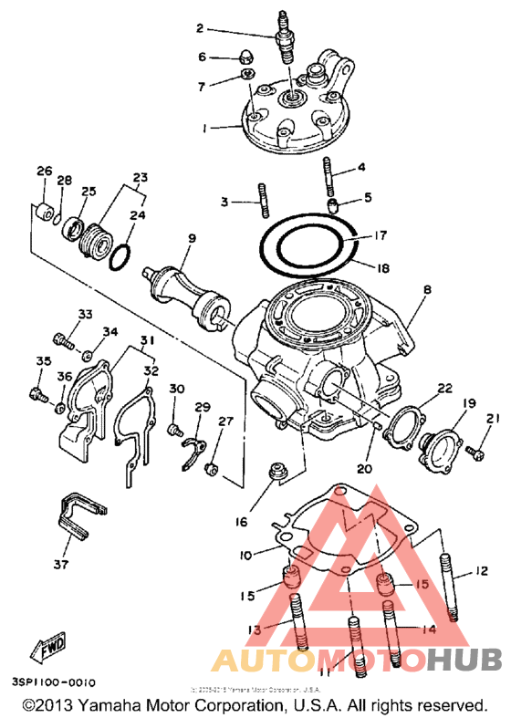 Cylinder head - cylinder