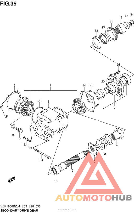 Secondary Drive Gear