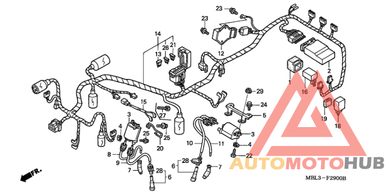Wire harness/ ignition coil