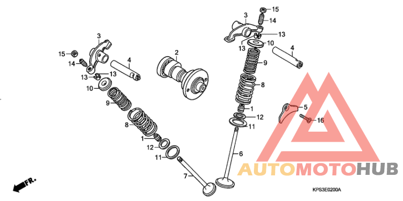 Распред вал/клапана