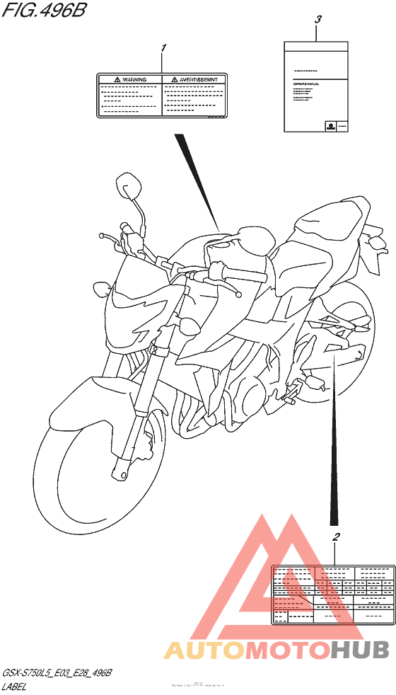 Label (Gsx-S750Al5 E28)