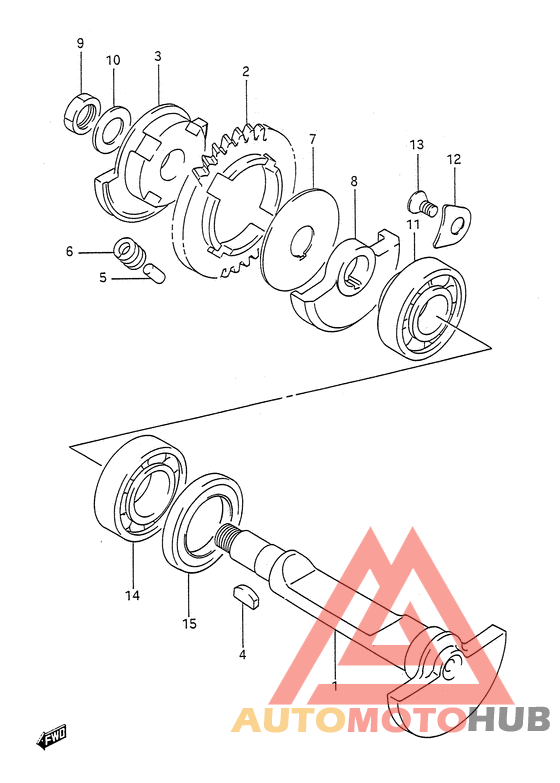 Балансир кривошипа