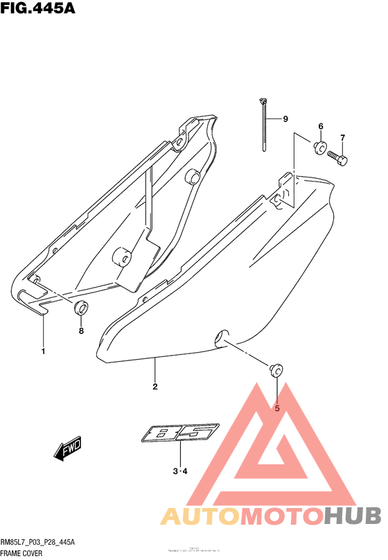 Frame Cover (Rm85L7 P03)