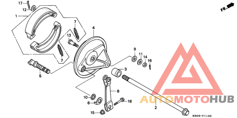 Задний тормоз