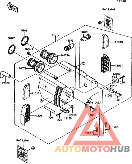 Air filter(ex305-b8)