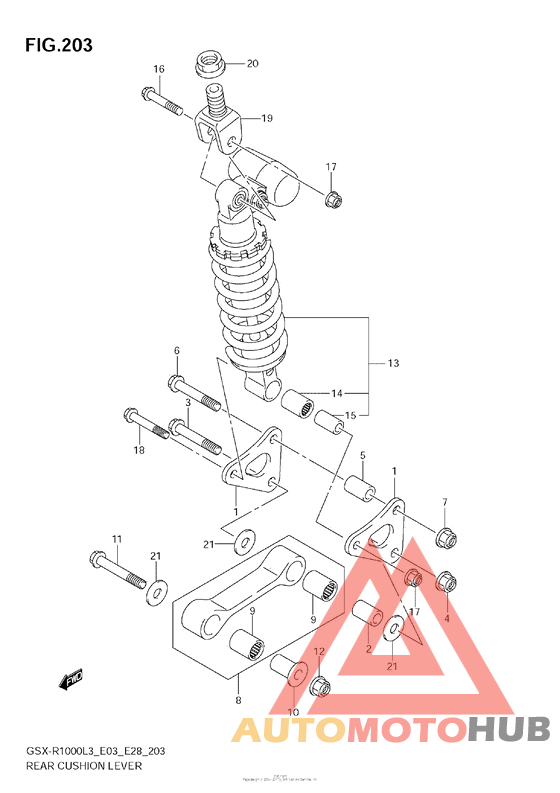 Rear Cushion Lever (Gsx-R1000Zl3 E33)
