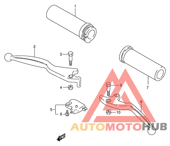 Рулевой рычаг