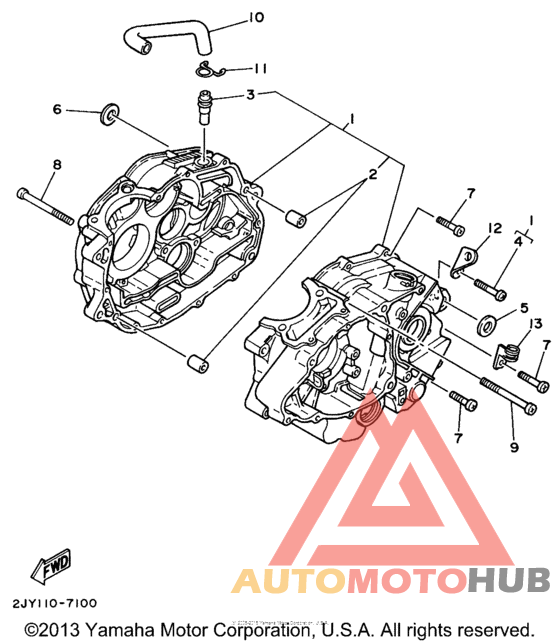 Картер двигателя