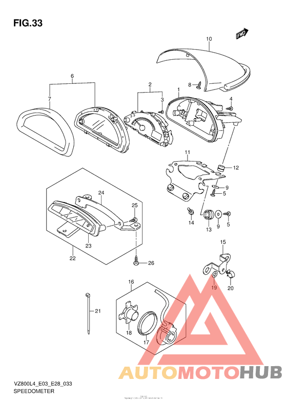 Speedometer (Vz800L4 E03)