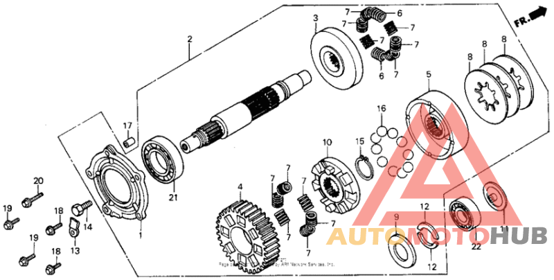 Alternator shaft
