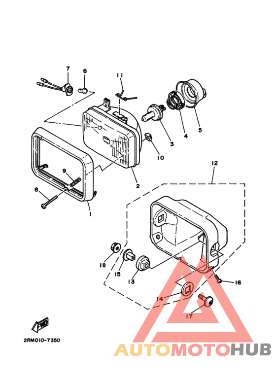 Headlight assy