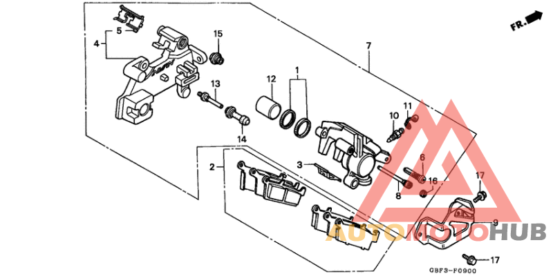 Задний суппорт