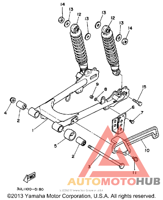 Swing arm  suspension