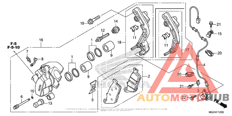 Передний суппорт
