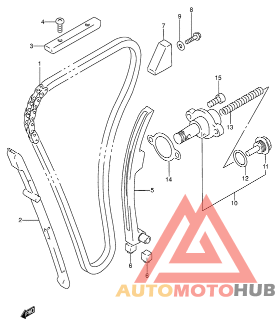 Держатель направляющей