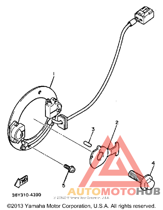 Pickup coil-governor