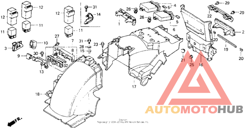 Задний бампер