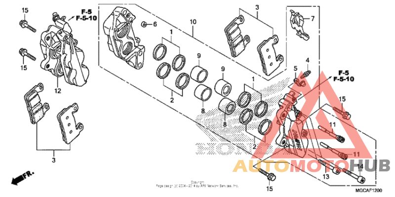 Передний суппорт