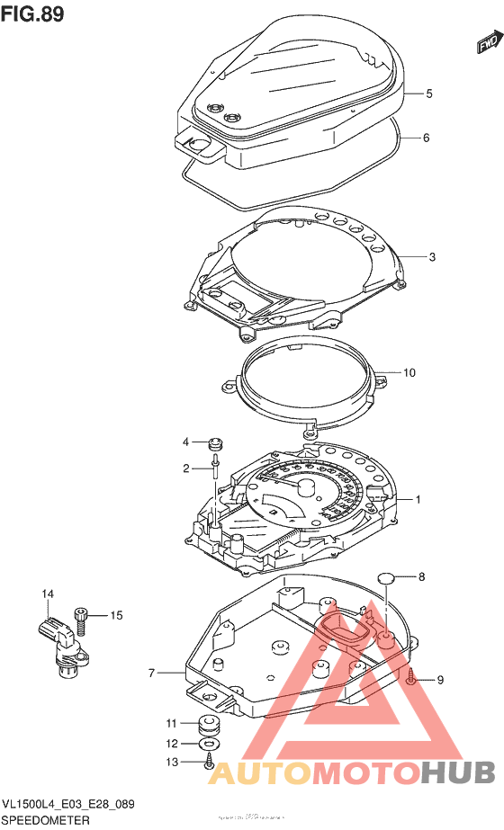 Speedometer (Vl1500Bl4 E33)