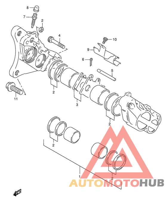 Передний суппорт