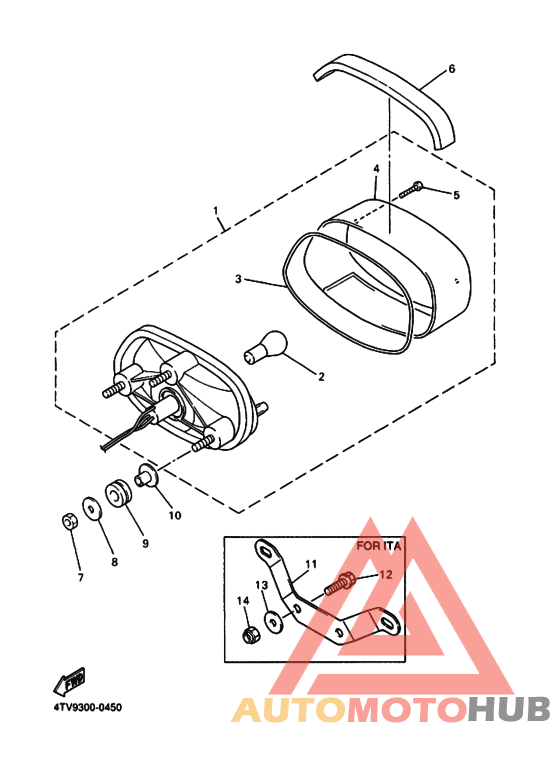 Taillight unit ass`y