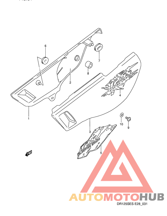 Обтекатель задний