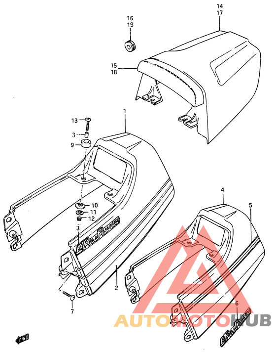 Обтекатель сидения