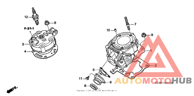 Cylinder head ('05-'07)