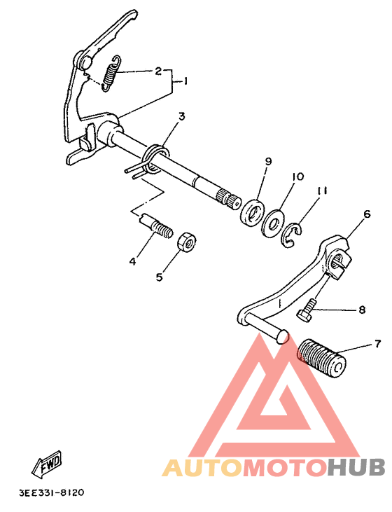 Вал переключения