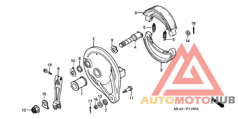 Задний тормоз