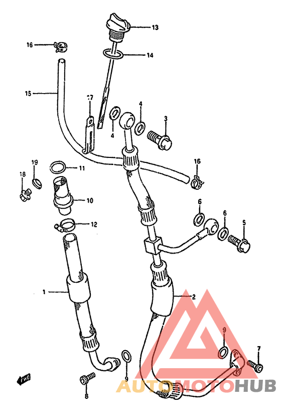 Шланг масляный