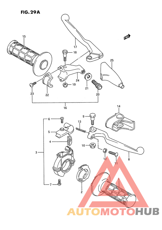 Рулевой переключатель