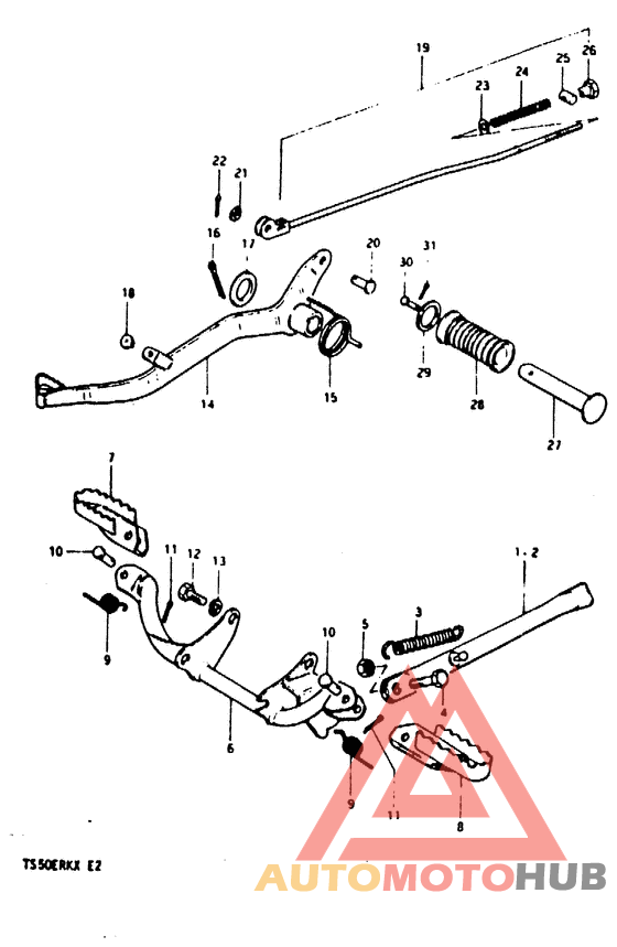 Педаль тормоза