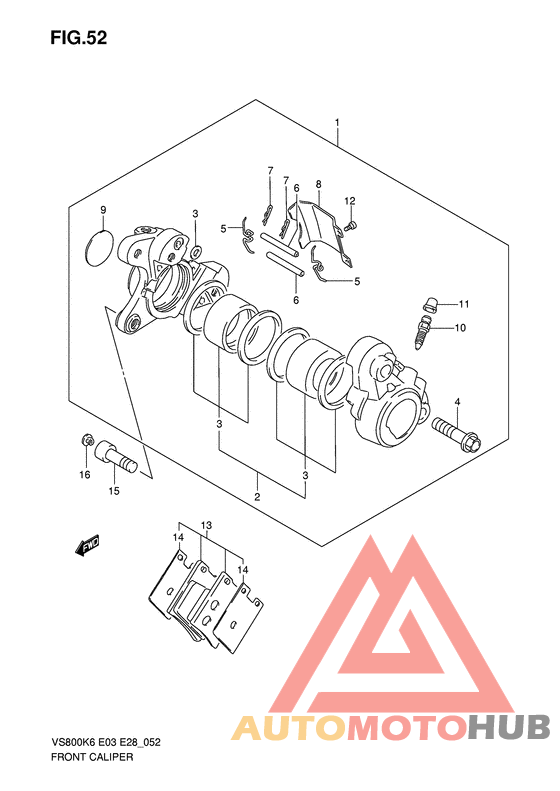 Передний суппорт