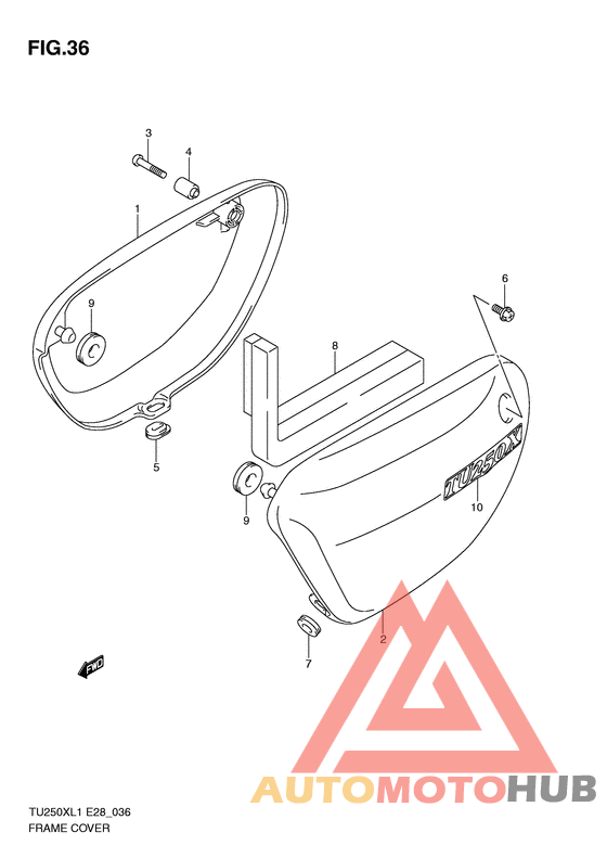 Обтекатель задний